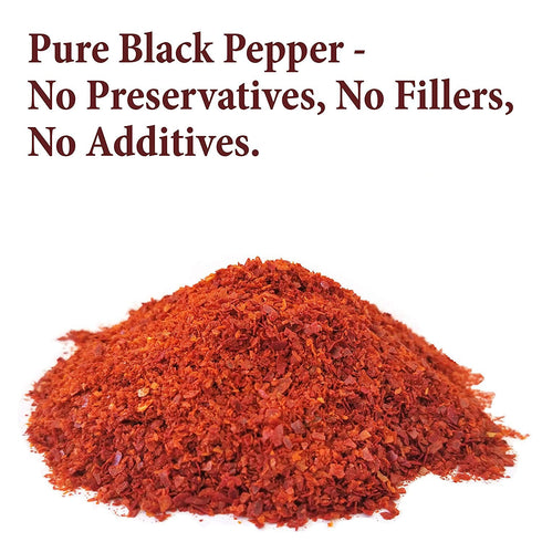 The Spice Way - Premium Aleppo Pepper, 8 oz, Crushed Aleppo Pepper Flakes for Turkish and Mediterranean Cooking