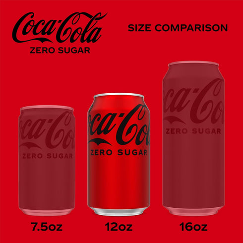 12 oz, 12 Pack Coca-Cola Zero, fl