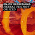 120 (20ct Pack 6) TAZO Passion Herbal Tea Bags, Iced or Hot, Caffeine-Free, Total Tea Bags
