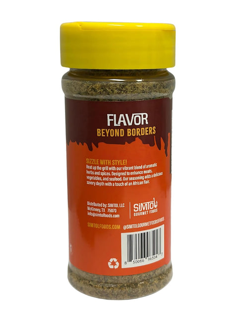 Simtol Gourmet Foods Simmer 5 oz Simtol Foods Sizzle and Grilling Seasoning Bold, Aromatic Spice Blend for Meat