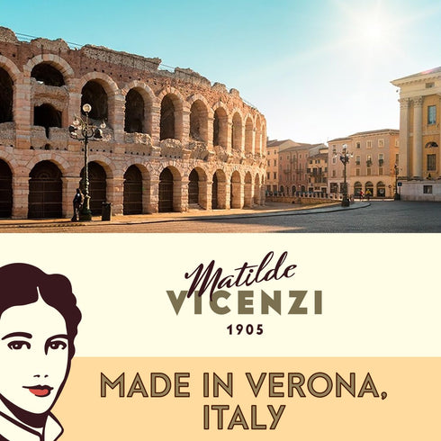 32.5oz (920g) Matilde Vicenzi Roma Cookie Gift Tin - Pastries & Cookies in Individually Wrapped Trays - Gourmet Gifts