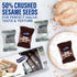 12 Pack, 0.88 Oz 25g) Assorted Sesame Halva Snacks Vanilla and Marble Flavors - Delicious Sweet Israeli Snacks Sesame