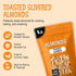 100% 1 lb Packed Oh! Nuts Almonds Toasted Slivered - Raw - Natural - - High-Protein Almonds - in New York Zip-Seal Bag