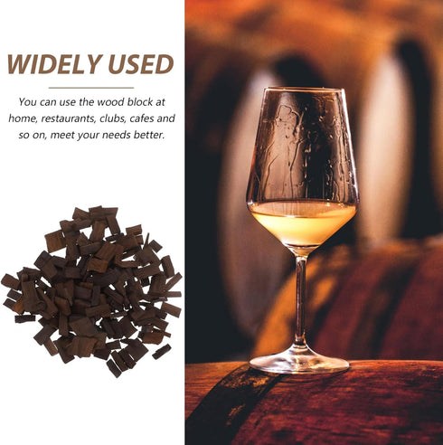 1Pack PRETYZOOM Heavy Oak Chips for Home Brewing Wine Enhance Wine Making Accessory for DIY Enthusiasts Chips