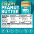 100% Pack (1 Pack 2) Crazy Richard's All-Natural Vegan Creamy & Crunchy Peanuty Butter with No Added Sugar and Non-GMO