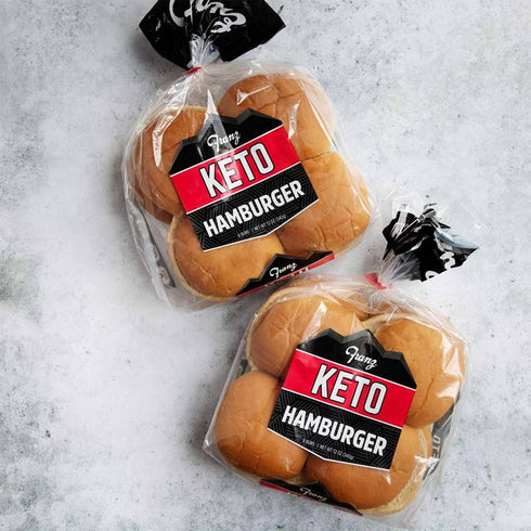 Franz Bakery 1g 12 oz., 3 Pack Franz Keto Hamburger Buns, Net Carb, Super Soft, High Protein, High Fiber, Low Carb