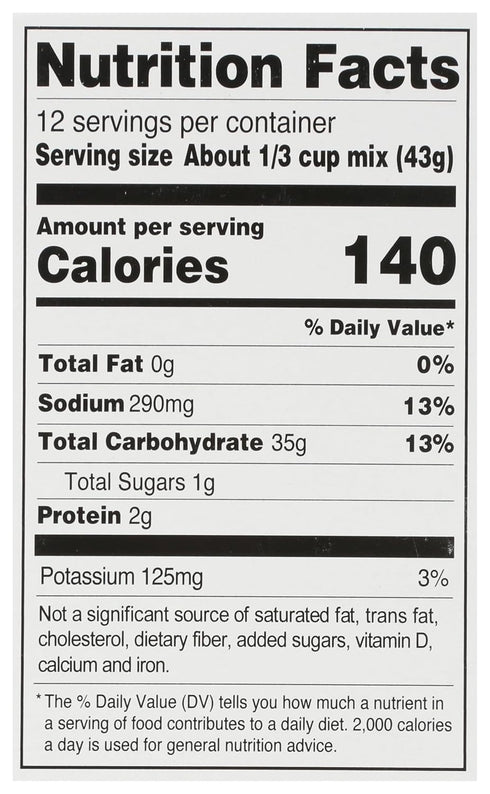 21 oz (Pack 6) Namaste Foods Gluten Free Waffle & Pancake Mix
