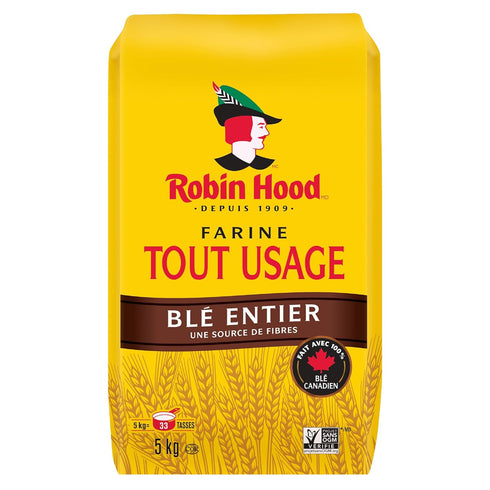 Robin Hood 5kg All Purpose Flour Whole Wheat {Imported from Canada}