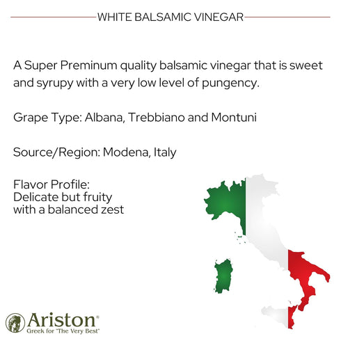 16.9 oz (500ml) Ariston "The Very Best" Premium Balsamic Vinegar Barrel Aged, Gourmet Quality, Product of Italy Vegan