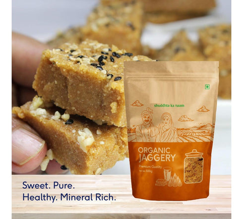 Generic 500g SH Organic Jaggery, (Powdered Form)