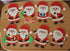 Set of 48 Wafer Edible Cupcake Toppers for Christmas Cake Decoration