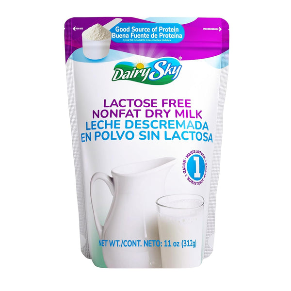 DairySky Lactose Free Milk Powder 11 Oz - Non GMO Fat Free