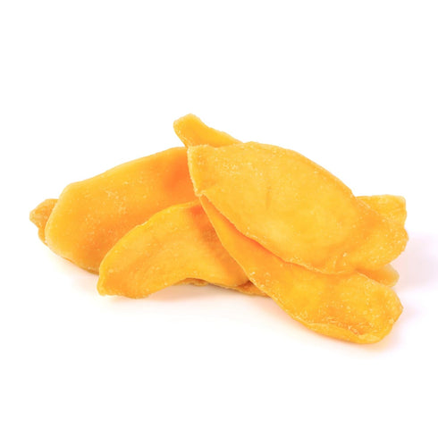 Gourmet Grove 6 oz Packs (Pack 12) - Sliced Mango Snack | Soft, Juicy, Natural Dried Mango Slices | Lightly Sweetened