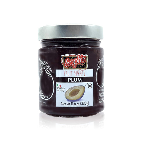 Sophia Fruit Spread - Plum Preserves 11.6oz (2-pack)