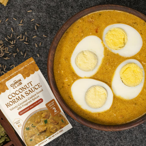 Simmer Pack Pack 6 The Cumin Club Sauce Variety | Just Add Water Curry Sauce Mix | Authentic Indian Spices | All