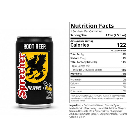 Sprecher 7.5 oz (10 Pack) Root Beer fl Mini Cans