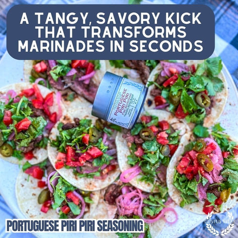 GLP-1 Portuguese Piri Piri Fire Seasoning | Gourmet Spice Blend | Non GMO, All Natural | Handmade in Small Batches