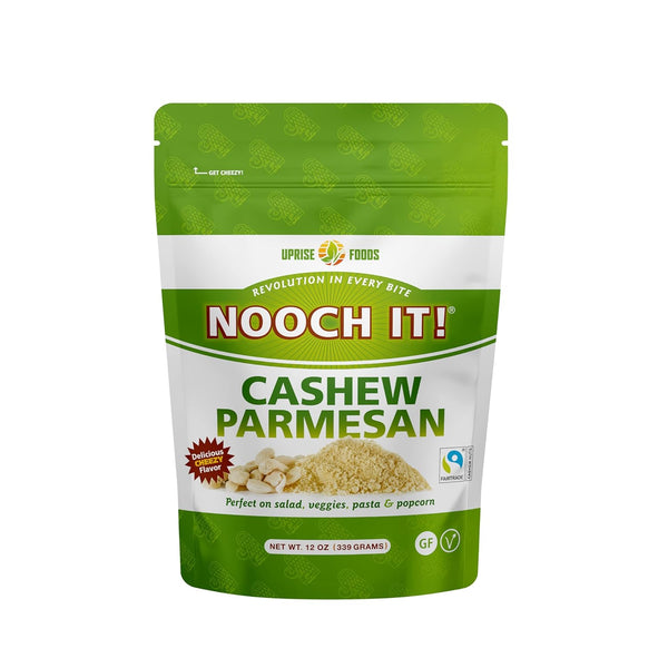 NOOCH IT Vegan Cashew Parmesan Cheese 12oz | Dairy-Free, Organic, Fair Trade