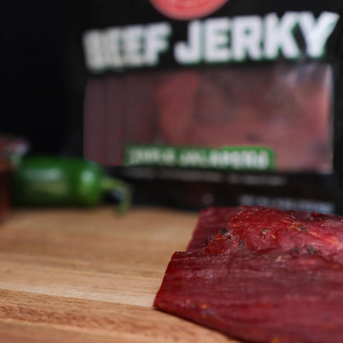 (2.5oz) 100% Renner Corner Jerky's Maple Jalapeno Beef Jerky - Natural, Handcrafted Premium Beef, Made in South Dakota