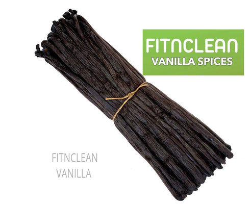 6 6"-7.5" Organic Vanilla Beans Madagascar Grade A for Extract, Cooking and Baking by FITNCLEAN VANILLA| Certified USDA