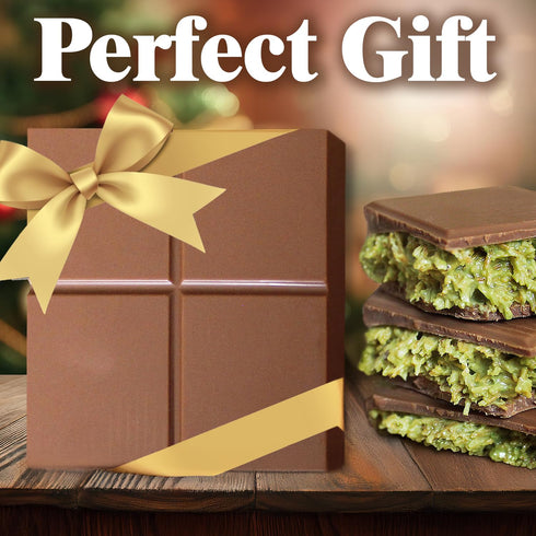 3.5 Oz Ceres Gourmet Handmade Dubai Chocolate Pistachio Bar Square Authentic Handmade, Perfect for Every Occasion