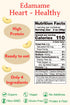 snack(2oz, 10packs) Eat More BeansSTEAMED EDAMAME- Heart-Healthy, steamed bean, healthy salad toppings, plant-based