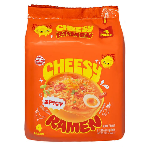 Cheesy Ramen Spicy Cheddar Soup Ramen | Bold, Cheesy Heat, Korean-Style Spice