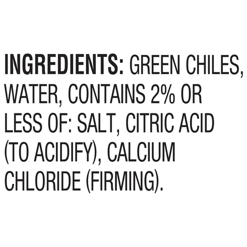 4 oz 12 Pack CHI-CHI'S Diced Green Chile Peppers, Can