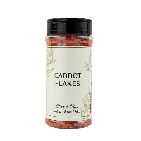 Olive & Vine Carrot Flakes, Sweet & Earthy, For Stews & Salads,