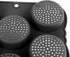 8 29.8x25.5x3cm Hamburger Bun Silicone Cavity Heat Non Stick Easy Release Hamburger Bread Bakery Pan for Home Baking