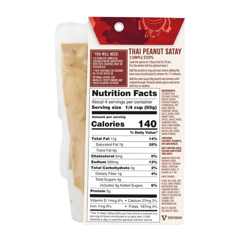 3 10 (6 Pack, Spice Tailor Simple Steps Restaurant Quality Meals in Minutes Kits Ready in Minutes Thai Peanut Satay)