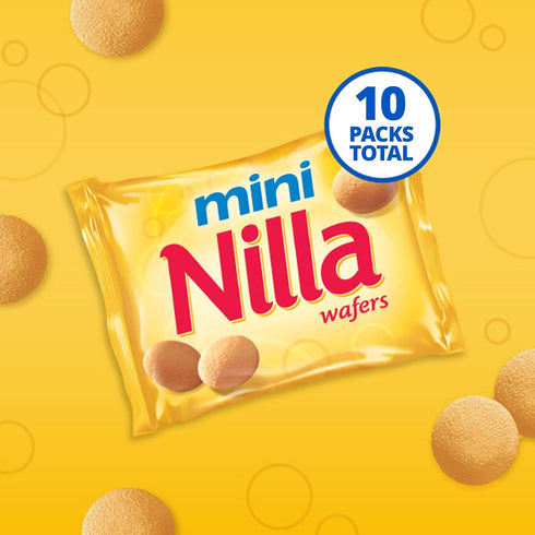 Nilla 10 Packs Wafers Mini Cookies, Va Wafers, Snack