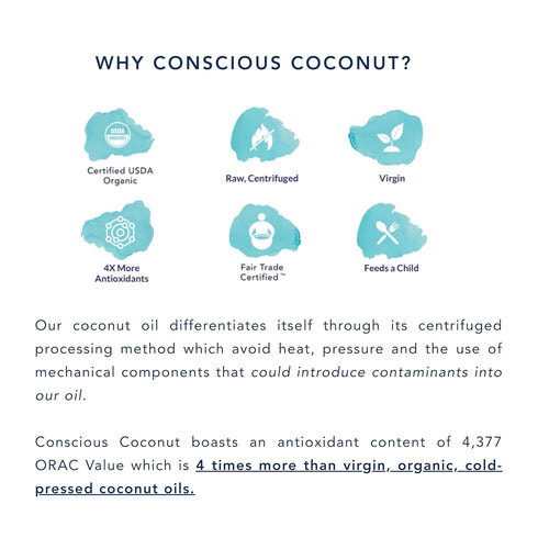 Packets, 10 Pack Organic Coconut Oil Coconut Oil for Lactation, Breastfeeding, Newborns - - Single-Use