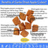 2 lbs. 14 Gerbs Dried Cinnamon Sugar Apple Cubes | Unsulfured, No Artificial Additives, Resealable Bag | Naturally