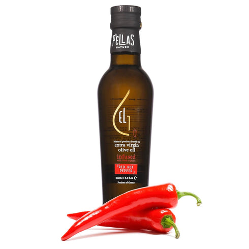 Pellas Nature, Organic Red Pepper Infused Greek Extra Virgin Olive Oil, Award