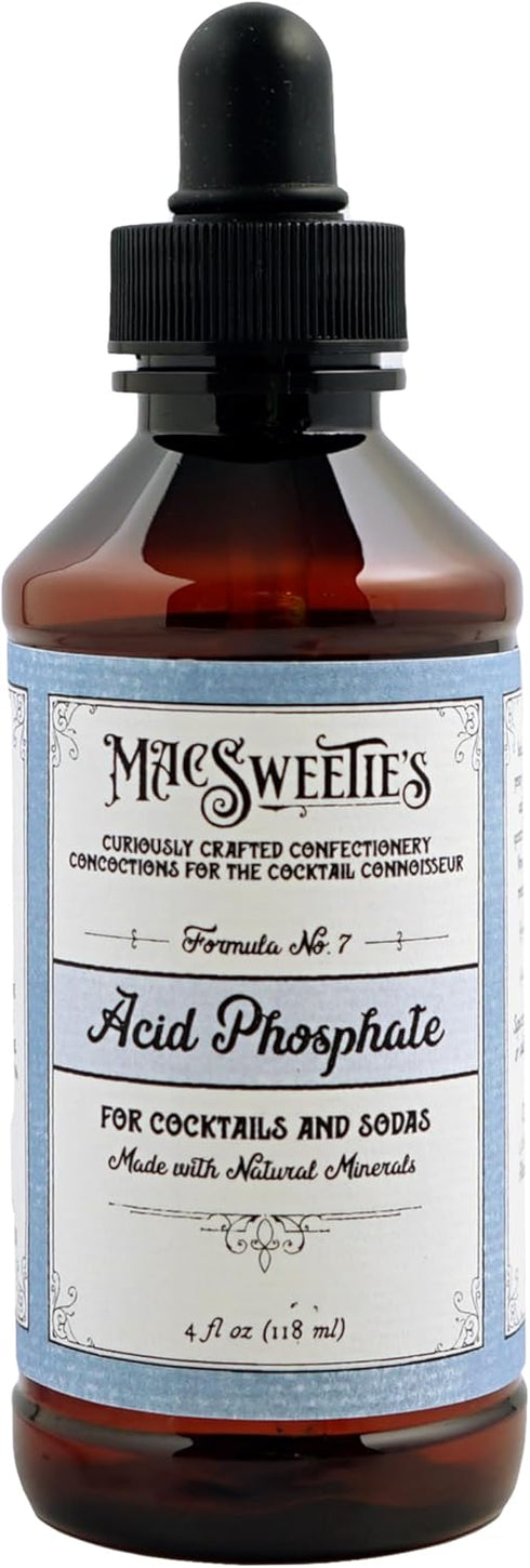 MacSweetie's Acid Phosphate for Drinks, Cocktails & Sodas - Small Batch, Artisan Mixer