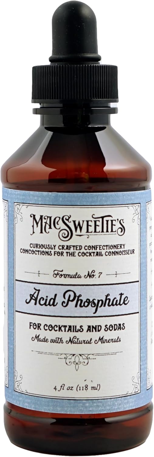 MacSweetie's Acid Phosphate for Drinks, Cocktails & Sodas - Small Batch, Artisan Mixer