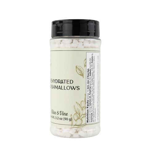 (3.2 Olive & Vine Dehydrated Marshmallow, Sweet Flavor, For Hot Cocoa & Baking, Rich Tradition, Authentic Taste
