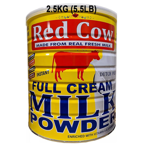Red Cow Full Cream Milk Powder 2.5 Kg (5.5lb), Made From Real Fresh Milk,