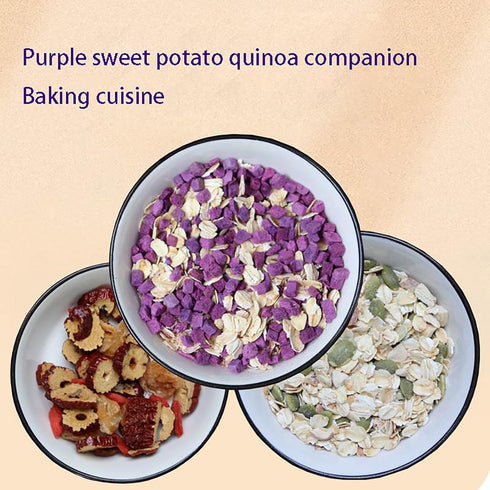 laweny 4.23oz/ 120g (12x10 Purple potato quinoa Porridge bags) Cereal Ready-to-eat cereal Nutritious breakfast meal