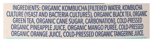 16 Oz Health Ade, Kombucha Tropical Punch Organic, Fl