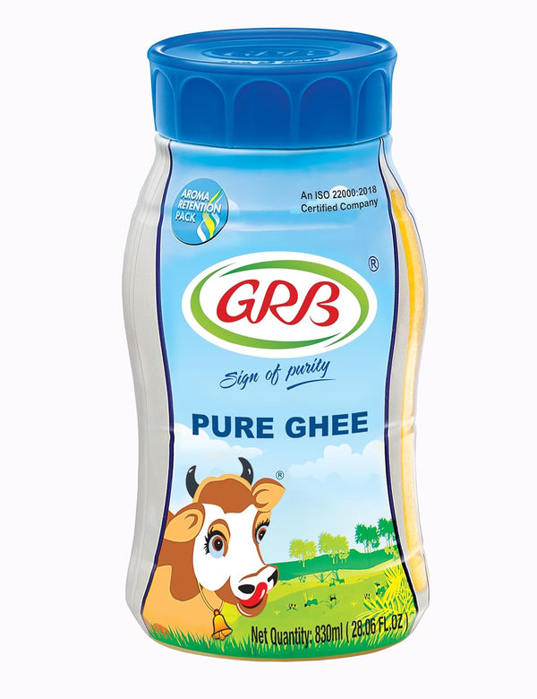 GRB Cow Ghee - Pure Desi Ghee Clarified Butter from 100% Cows