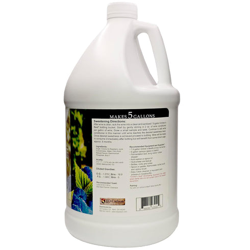 LD Carlson (128oz 1 Vintners Best Blue Raspberry Fruit Wine Base / gallon)