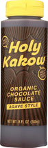 Holy Kakow Organic Chocolate Sauce 8oz - Chocolate Syrup, Organic, Sugar Free, Sweetened with Agave