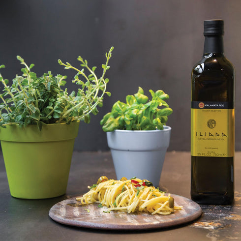 750ml 100% Iliada Kalamata PDO Extra Virgin Olive Oil, | Multi-Awarded | Single Region Greek | Monovarietal Koroneiki |
