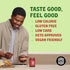 GOOD GOOD Assorted No Added Sugar Jam Gift Box - Strawberry, Fig & Four Fruits Jam Bundle with Serving Spoon - Low