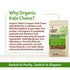 (4 lbs) Organic Tattva Kala Chana Whole - Organic Black Chickpeas - Unpolished Brown Chick Peas - Rich in Protein