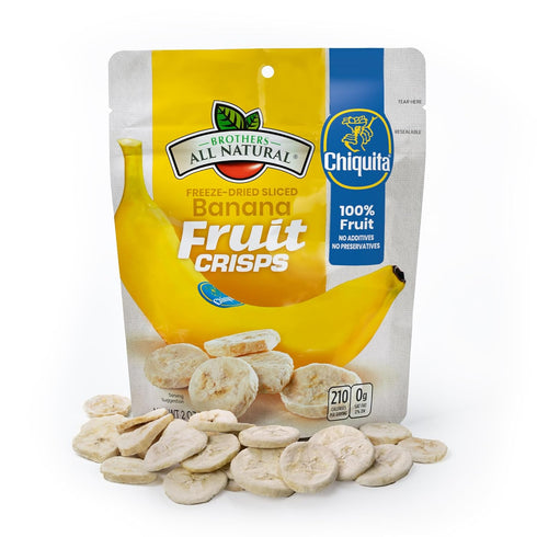 Brothers All Natural Freeze Dried Fruit Crisps, Chiquita Banana, 2 Oz (Pack