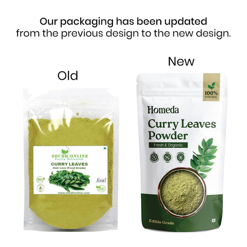 (3.5 oz) Shudh Online Curry Leaves Powder Fresh Natural Grown Indian Dried Curry Leaf Powder | Hojas de Curry Frescas