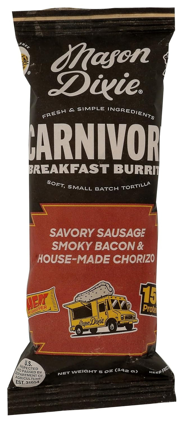 MASON DIXIE BISCUIT CO Carnivore Breakfast Burrito, 5 OZ